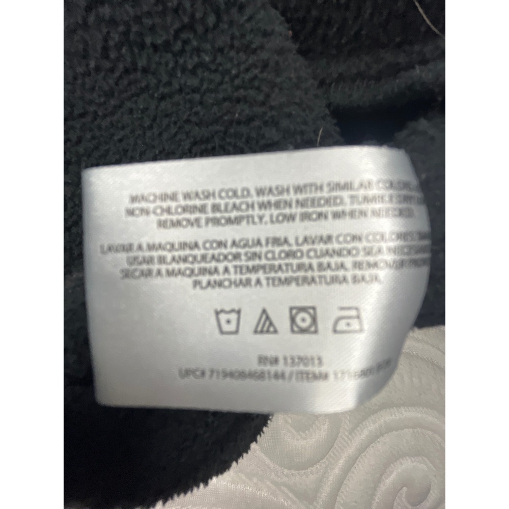 Orvis Mens Classic Collection Full Zip Sherpa Fleece Jacket Black Medium Logo - Picture 7 of 11